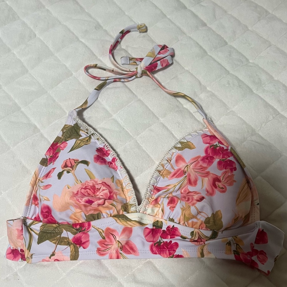 Target floral bikini top size s